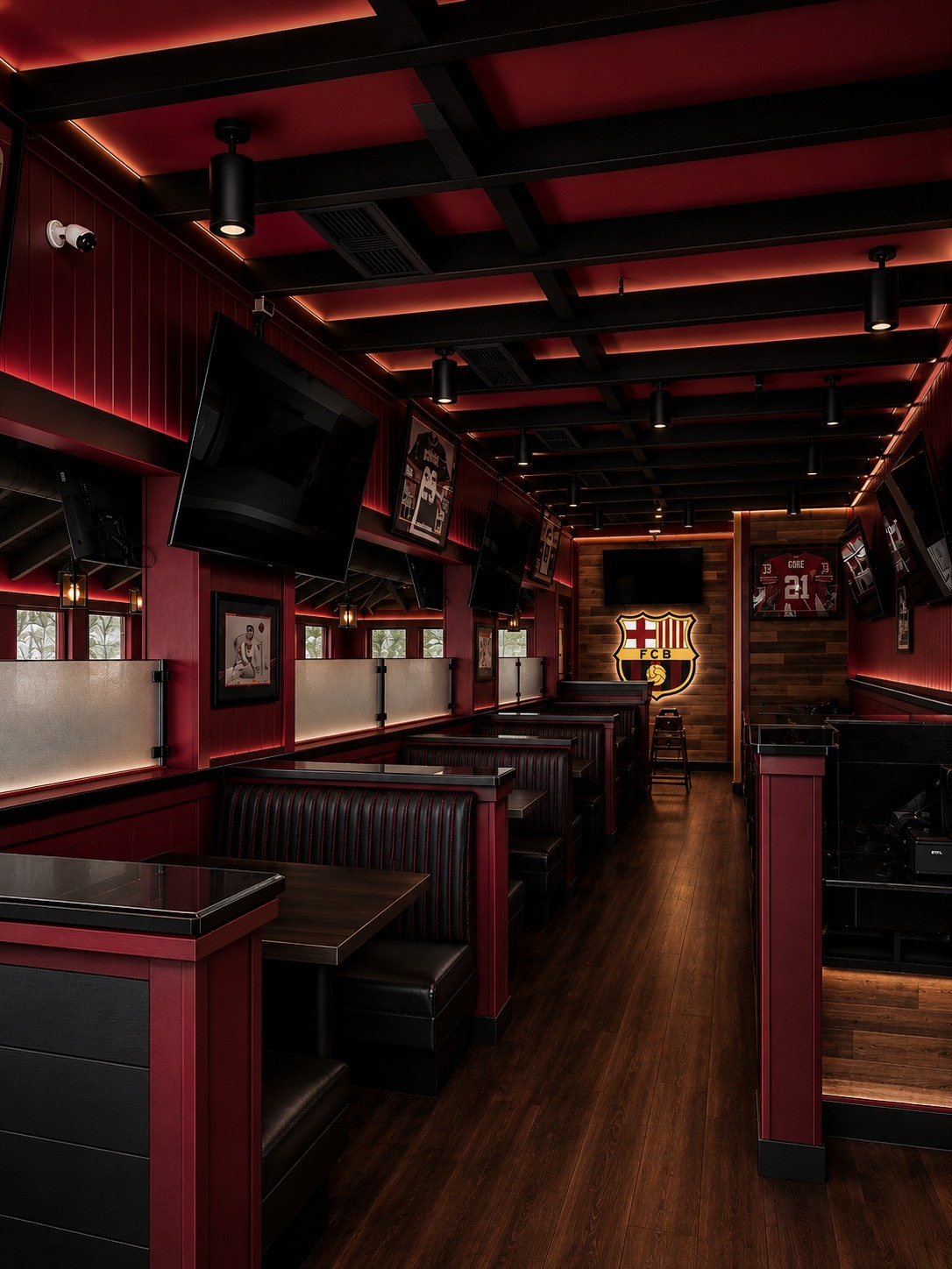 The Booths · Barcelona Restaurant & Bar, Milpitas